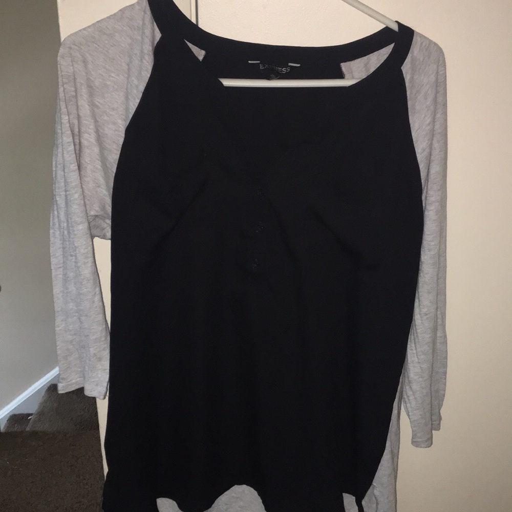 3/4 length sleeve express shirt